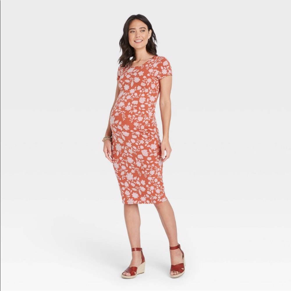 *Host Pick* Isabel Maternity Short Sleeve T-Shirt Dress XL